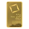 0.5 Gram Valcambi Minted Gold Bar