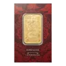 1 oz Good Luck Yellow Dragon Gold Bar