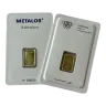 2 Gram Metalor Minted Gold Bar