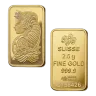 2.5 Gram PAMP Lady Fortuna Gold Bar