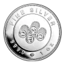 1 Oz Silver PAMP Minted Round