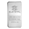 Elemetal 10 oz .999 Fine Silver Bar