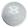 1/2 oz .999 Fine Silver Elemetal Fractional Round