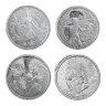 Aztec Gods Series - 4 oz .999 Fine Silver Round Collection