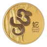 1 Oz Australian Lunar Series "Year of the Snake" Gold Coin (2025)