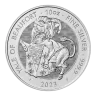 10 Oz Tudor Beasts - The Yale of Beaufort Silver BU Coin 2023