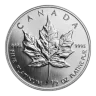 Canadian Platinum Maple Leaf 1/2oz - Backdated