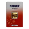 1oz Gold Cast Bar In Certicard | Metalor Singapore
