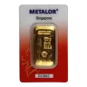 100g Gold Cast Bar In Certicard | Metalor Singapore