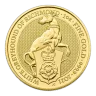 1 oz Queen's Beasts White Greyhound of Richmond Gold Coin (2021)