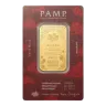 2026 1oz PAMP Gold Bar - Good Luck Yellow Dragon