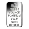 1 oz Fortuna Suisse Platinum Bar