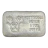 5 oz Scottsdale Vintage Hand Poured Silver Bar