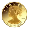 2018-W 1/10 Oz American Liberty Gold Coin - BU (with Box and COA)