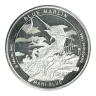 Guy Harvey 1 oz Silver Round Blue Marlin (.999 Pure)