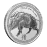 1 oz Silver Year of the Boar Rounds