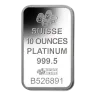10oz PAMP Platinum Bar - Fortuna