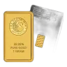 1g Perth Mint Gold Minted Bars