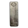 100oz Johnson Matthey Poured Vintage Silver Bar
