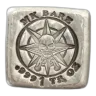 1 oz Silver Square Bullion Pirate Compass MK BARZ