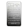 10 oz Johnson Matthey Silver Bar (Vintage Design)