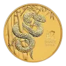 2025 1 oz Australian Gold Lunar Snake Coin (BU)
