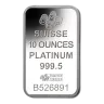 10oz PAMP Platinum Bar - Fortuna