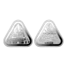 2019 Australian Shipwrecks Batavia Triangular Silver Coin - 1 oz