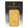 100g Australian Perth Mint gold bar - minted