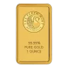 1oz Australian Perth Mint gold bar - minted