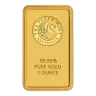 1oz Australian Perth Mint gold bar - minted