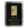 Germania Mint 1/200 oz Gold Bar (.9999)
