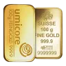 100 gram Gold Bars