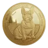 World Famous Dogs Bulldog 1oz Gold Coin 2022