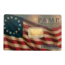 2.5 Gram PAMP 250th Anniversary Heraldic Bald Eagle Gold Bar