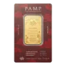 2026 1oz PAMP Gold Bar - Good Luck Yellow Dragon