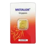 1 Ounce Metalor Singapore Gold Cast Bar