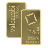 1 Gram Valcambi Minted Gold Bar