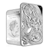 1oz Silver Perth Mint Rectangular Dragon (2021)
