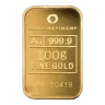 100g Minted Bars Gold Bar