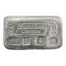 100 gram "U" Engelhard London Poured Silver Bar | Vintage