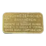 1 oz Gold Bar - Schweizerischer Bankverein