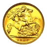 Great Britain 1/2 Gold Sovereign Coin (Mixed Types, Random Year, Varied Condition)