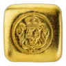 1 oz Scottsdale Mint Lion Cast Gold Bar