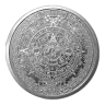 1 oz Aztec Calendar Silver Round