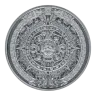 1/10 OZ SILVER ROUND AZTEC CALENDAR