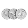 1 oz Australian Silver Lunar Coin (Random Year, Varied Design)