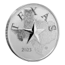 2025 1 oz Texas Mint Silver Cowboy Round (New)