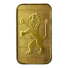 2.5 Gram The Holy Land Mint Lion of Judah Gold Bar (New w/ Assay)