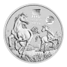 2026 Australian Lunar Horse with Dragon Privy 1oz Silver Coin
